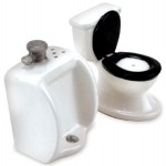 Toilet Bowl Salt and Pepper Shakers